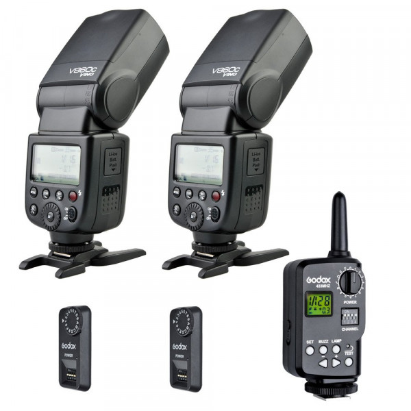 Godox 2 V860 C Kit Kamera Canon ETTL Li-Ion Akku Neewer Blitz TT860 mit One ft-16s Trigger Kit und ein FTR-16S Reveiver-36